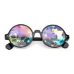 Basic Kaleidoskop-Brille schwarz | Flower