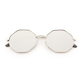 Sonnenbrille mit runden Ecken | Silber