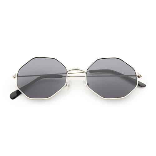 Sonnenbrille mit runden Ecken | Schwarz