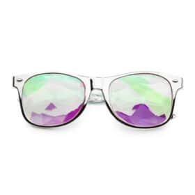 Caleidoscoop bril zilver