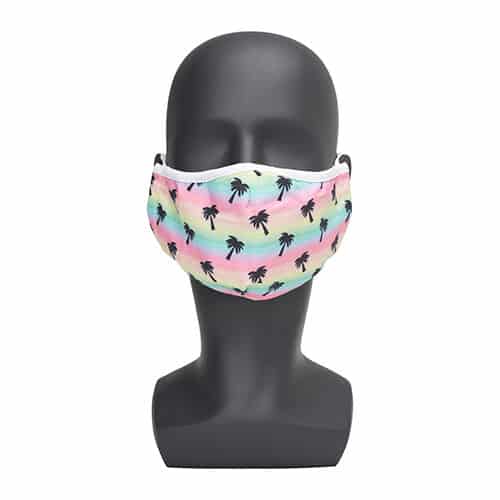 Gesichtsmaske mit Filter | Palmen