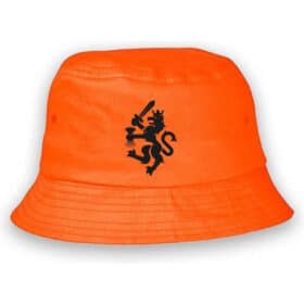 Bucket Hat Orange | Fischerhütchen | Sonnenhütchen - Löwe