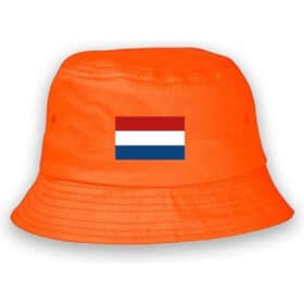 Bucket Hat Orange | Fischerhut | Sonnenhut - Niederlande