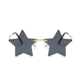 Sonnenbrille Stern Schwarz