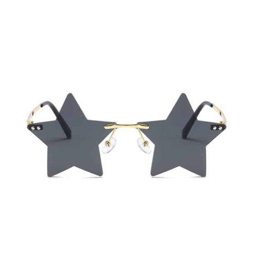 Sonnenbrille Stern Schwarz