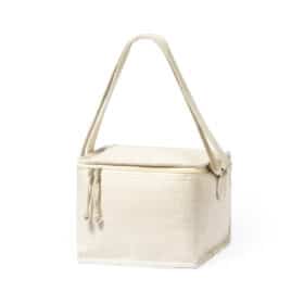 Kühltasche Baumwolle gebrochenes Weiß