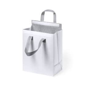 Kühltasche mit Klettverschluss weiß