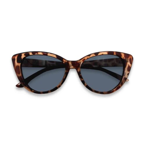 Sonnenbrille Cat Eye Leopardenmuster braun