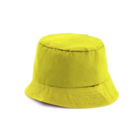 Bucket Hat Baumwolle Gelb