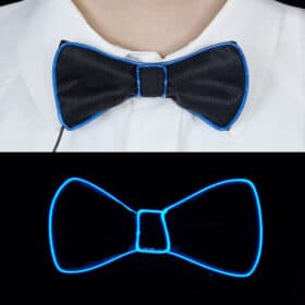 LED-Fliege blau