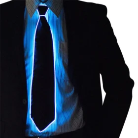 LED-Krawatte blau