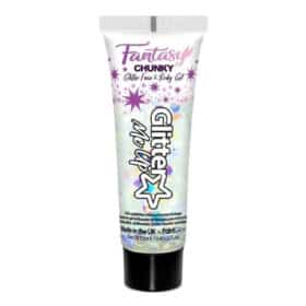 Paintglow Glitter Me Up Fantasy Chunky Glitter Gesichts- & Körpergel - Unicorn Dreams Transparent - 12ml