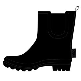 Gummistiefel schwarz niedriges Modell Größe 41