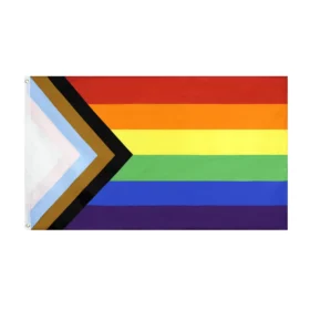 Pride Progress Regenbogenflagge LGBT Queer 90 x 150 cm