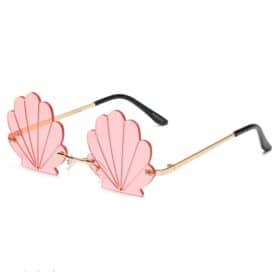 Sonnenbrille Muschel Rosa