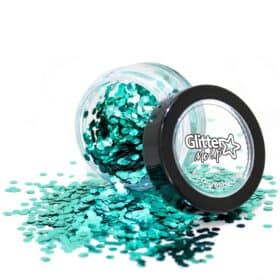 PaintGlow Biologisch Abbaubare Chunky Glitters - Aqua Marine