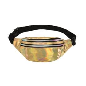 Bauchtasche glänzend in Gold