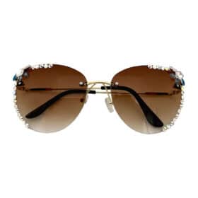 Sonnenbrille Diamant Braun