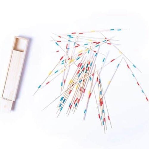 Mikado-Spielset - Holzspiele - Spieleschachtel - Erwachsene - Kinder