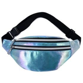 Gürteltasche Glitzer Blau