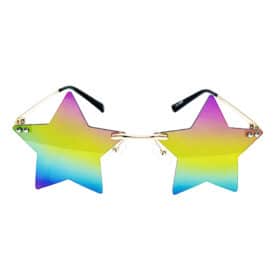 Sonnenbrille Stern Regenbogen