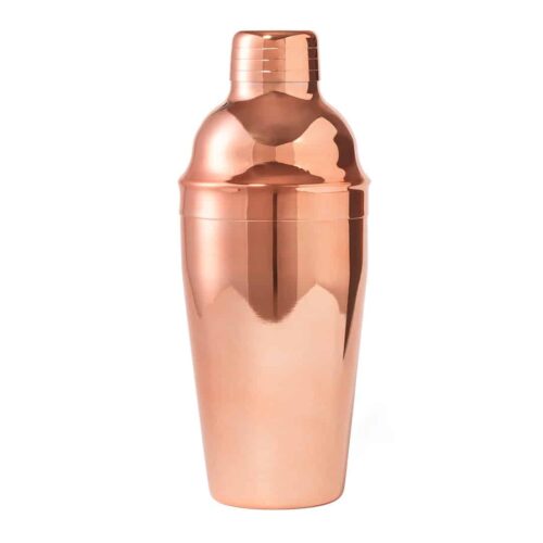 Cocktail-Shaker 550 ml Edelstahl Kupfer