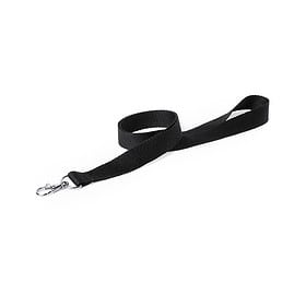 Polyester Lanyard schwarz