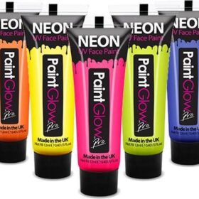 Neonfarbe / Schwarzlichtfarbe PaintGlow - 5x13ml