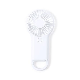 Handventilator mit Karabinerhaken weiß