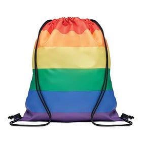 Rucksack mit Kordelzug RPET Rainbow