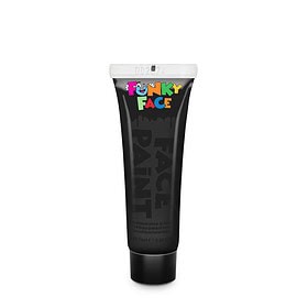PaintGlow Funky Face Halloween Gesichts- & Körperfarbe Classic Colors - Schwarz