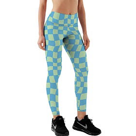 Yucka Festival-Leggings mit Schachbrettmuster