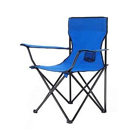 Campfest Campingstuhl mit Becherhalter blau
