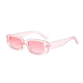 Sonnenbrille Classic dickes Gestell - transparent rosa