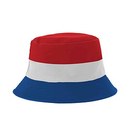 Yucka Wendbarer Fischerhut Niederländische Flagge - 58 cm
