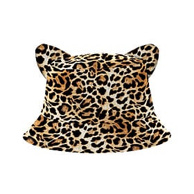 Yucka Fischerhut Leopard mit Öhrchen - 58 cm