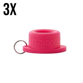 Universele PartyDop - Fluffy pink - 3 stuks