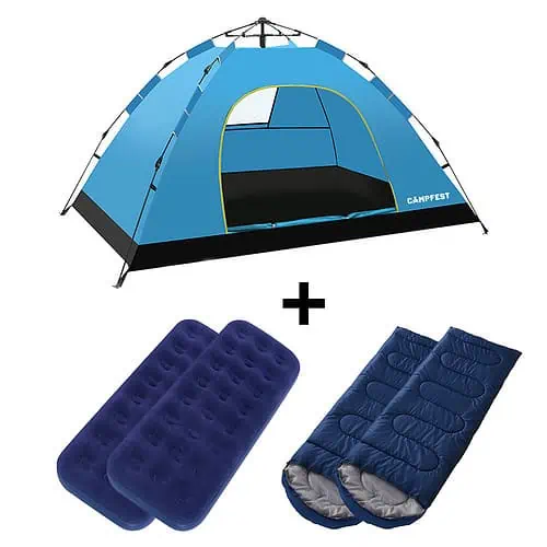 Campfest Doppel-Camping-Set 5-teilig