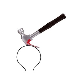Halloween-Stirnband mit Hammer