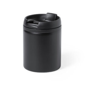 Thermobecher Edelstahl 160 ml schwarz