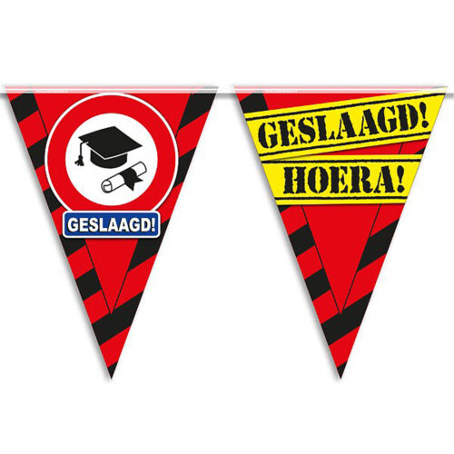 Wimpelkette Bestanden hurra!
