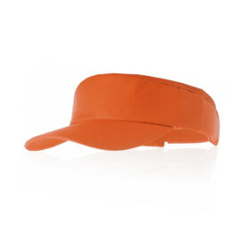 Verstellbares Sonnenvisier Baumwolle Orange