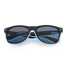 NEON Sonnenbrille Schwarz - Neon Weiß