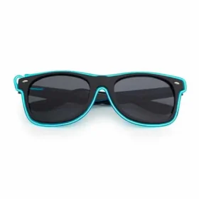 NEON Sonnenbrille schwarz - neon grün