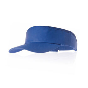 Verstellbarer Sonnenvisier Baumwolle blau