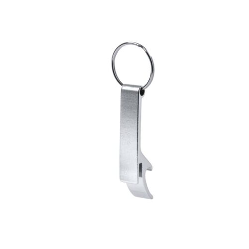 Flaschenöffner Schlüsselanhänger Silber