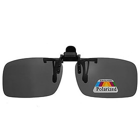 Zum Aufstecken Sonnenbrille schwarz