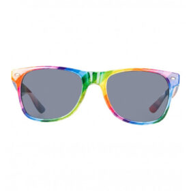 Gestreifte Sonnenbrille Classic Pride Regenbogen