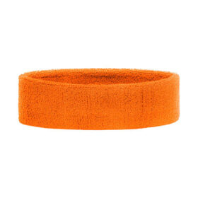 Schweißband Stirnband Baumwolle/Elasthan - Orange