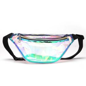 Gürteltasche holographisch transparent/grün